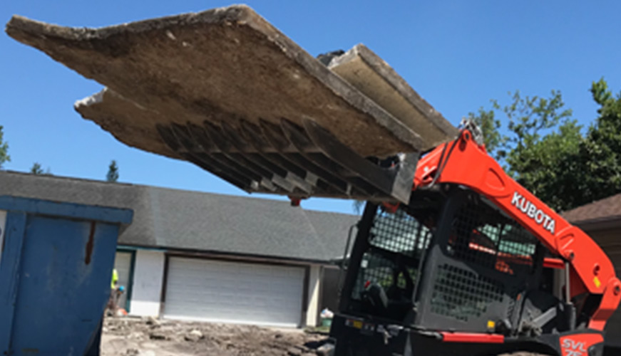 driveway demolition