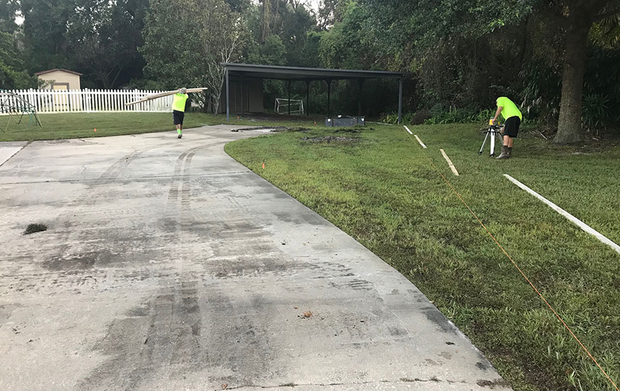 Concrete Driveway Addition