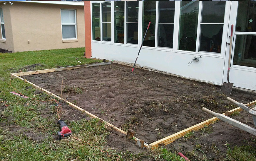 Concrete Patio