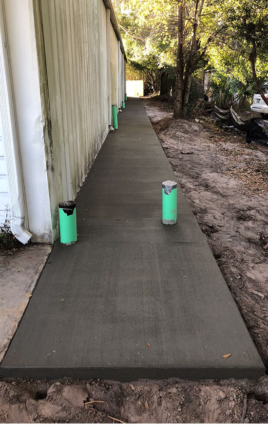 new sidewalk