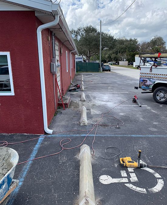 Concrete Parking Spot