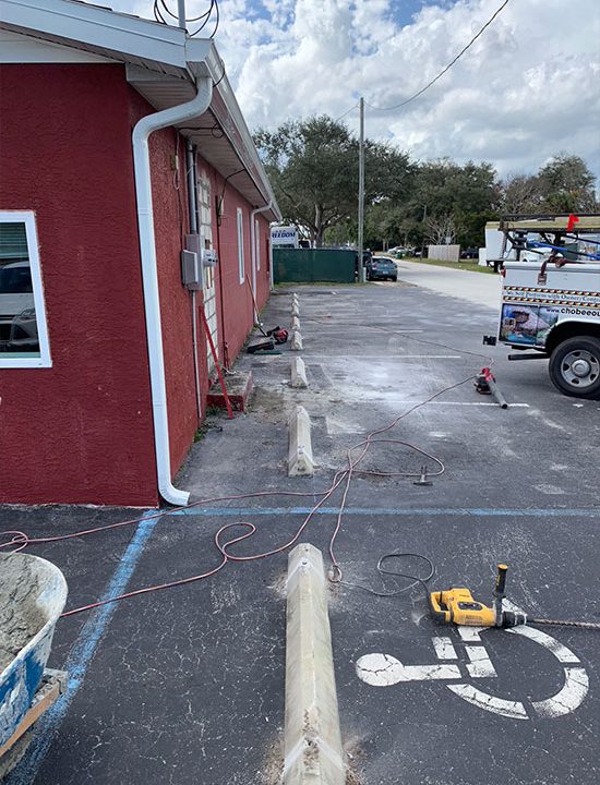 Concrete Parking Spot