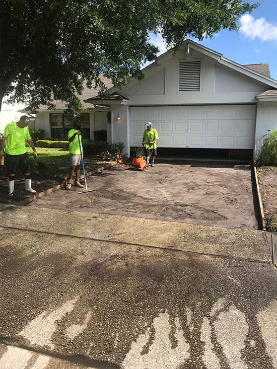 Concrete Driveway Lake Mary