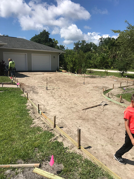 Concrete Driveway New Smyrna