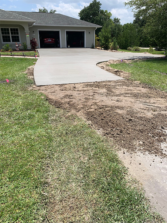 Concrete Driveway New Smyrna