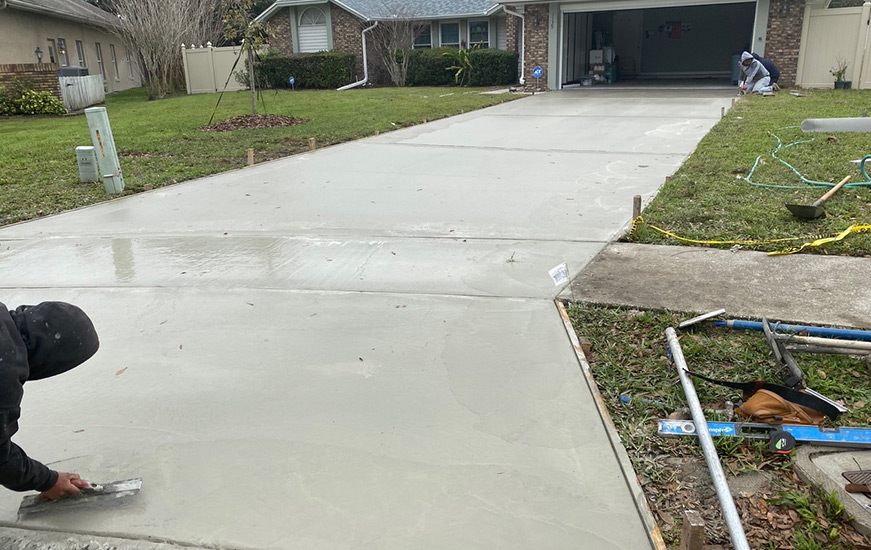 Remove and Replace Concrete Driveway