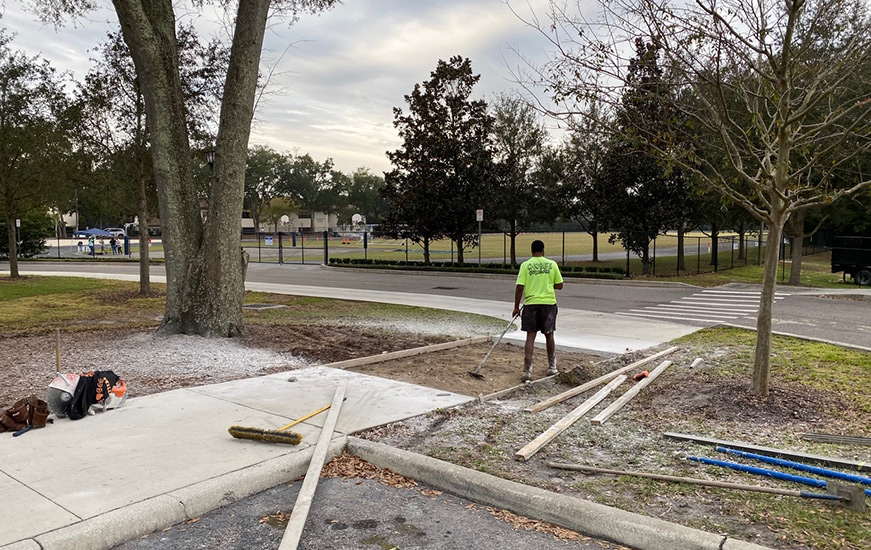 Concrete Sidewalk