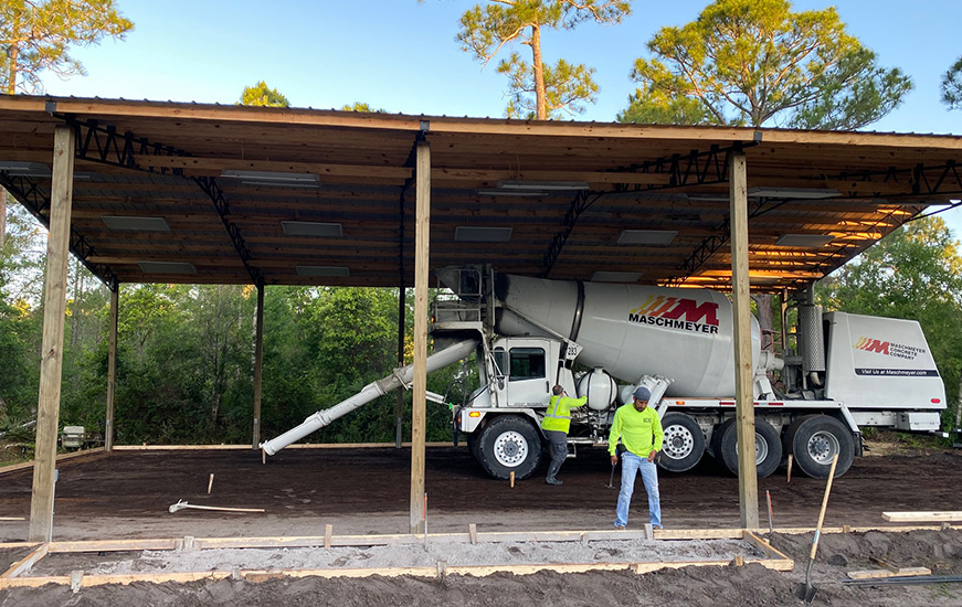 Big Shop Concrete Slab