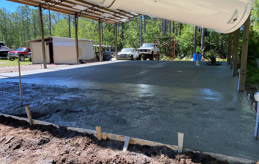 Big Shop Concrete Slab