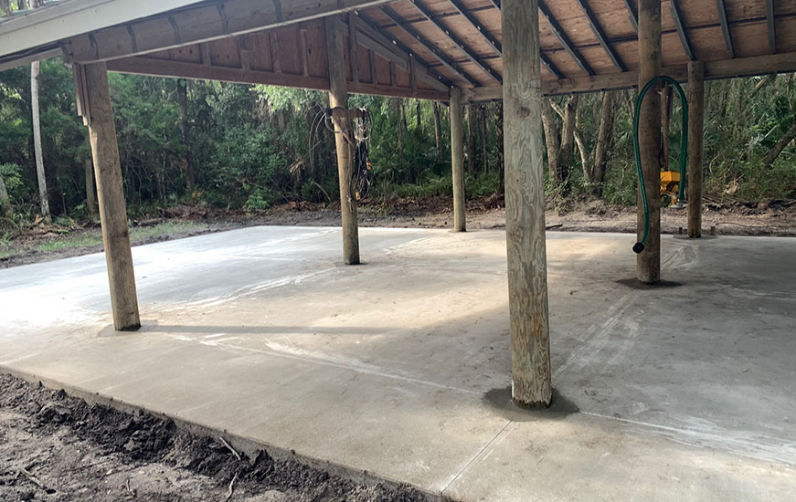 Concrete Shop Slab