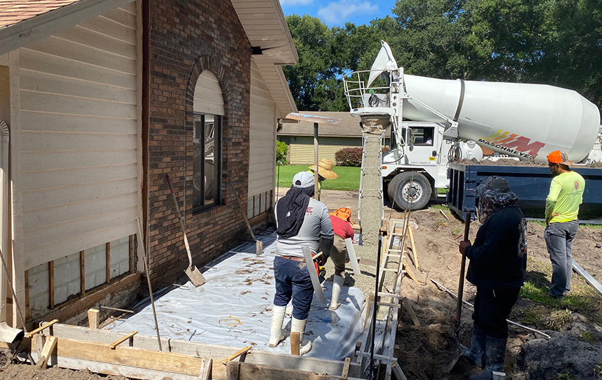 Concrete Slab Prep Work