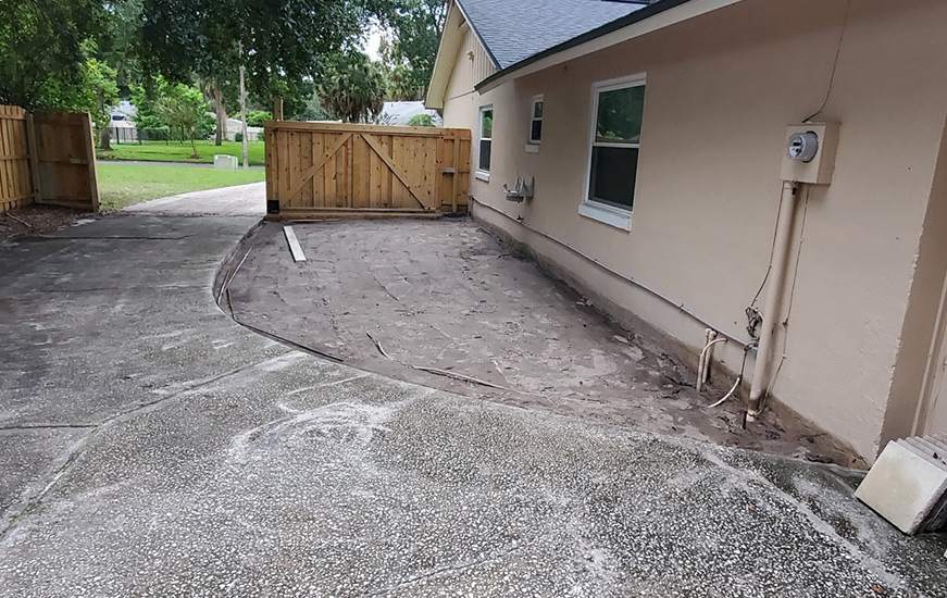 Concrete Slab and Sidewalk