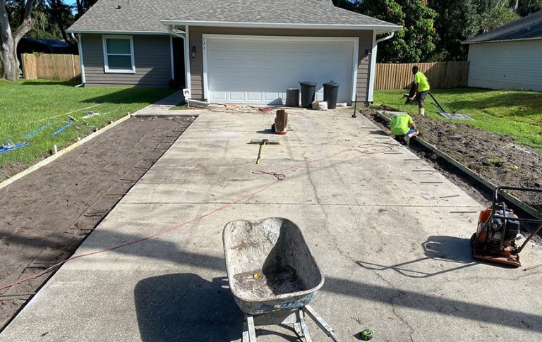 Chuluota, FL – Concrete Driveway Widening - Chobee Outfitters