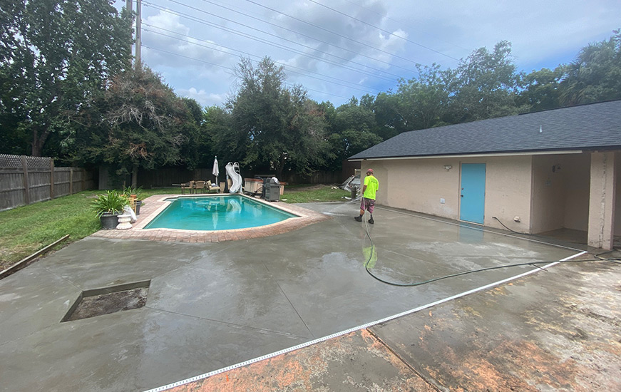 Concrete Pool Deck