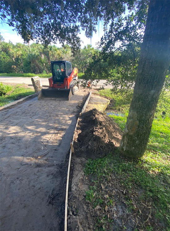 Partially Concrete Driveway Replacement