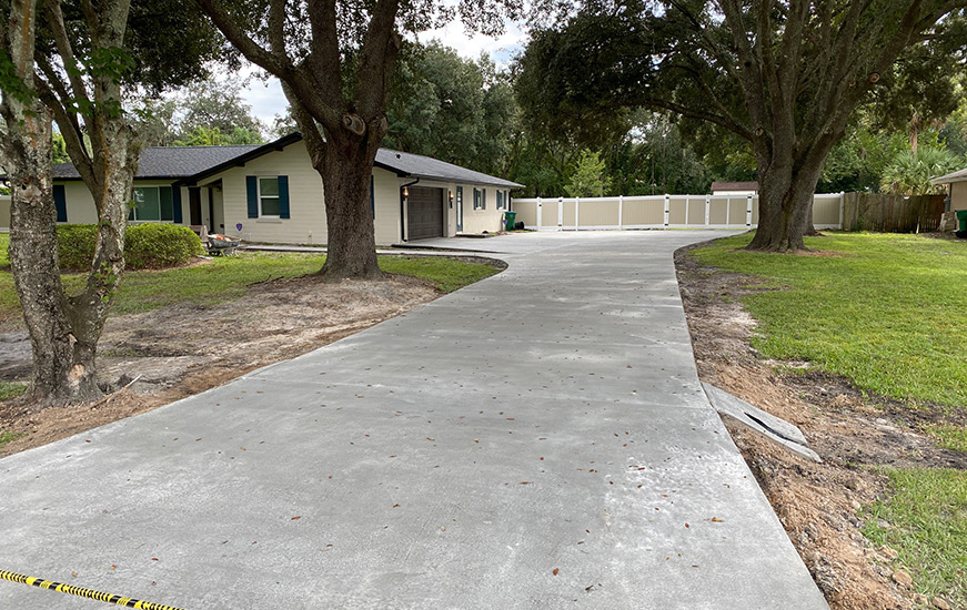 Winter Springs Driveway Replacement