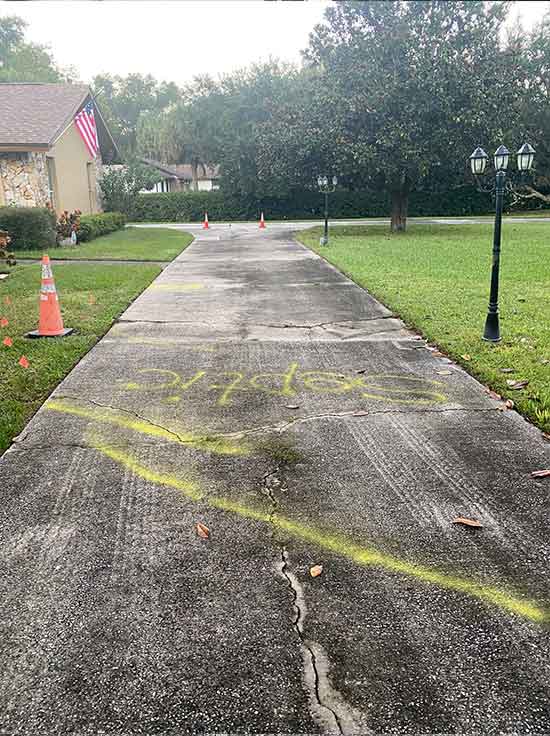 Winter Springs Concrete Driveway