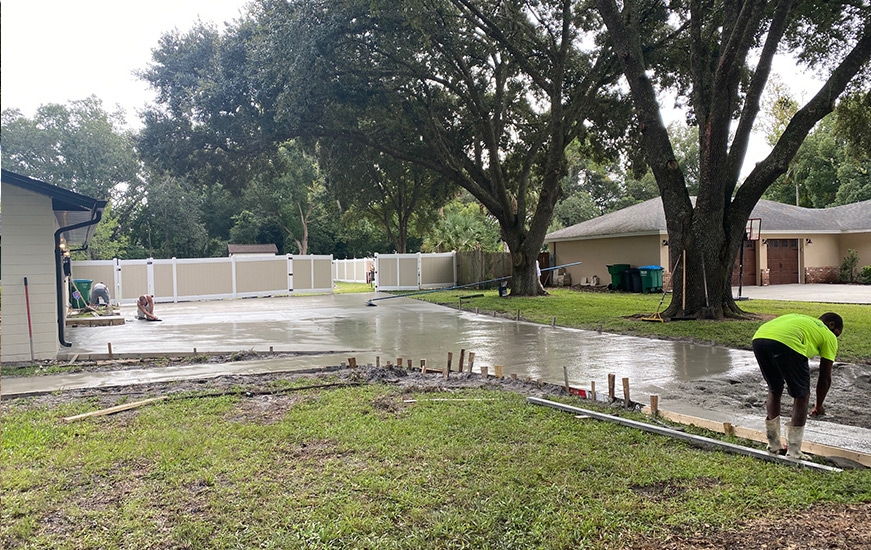 Winter Springs Driveway Replacement