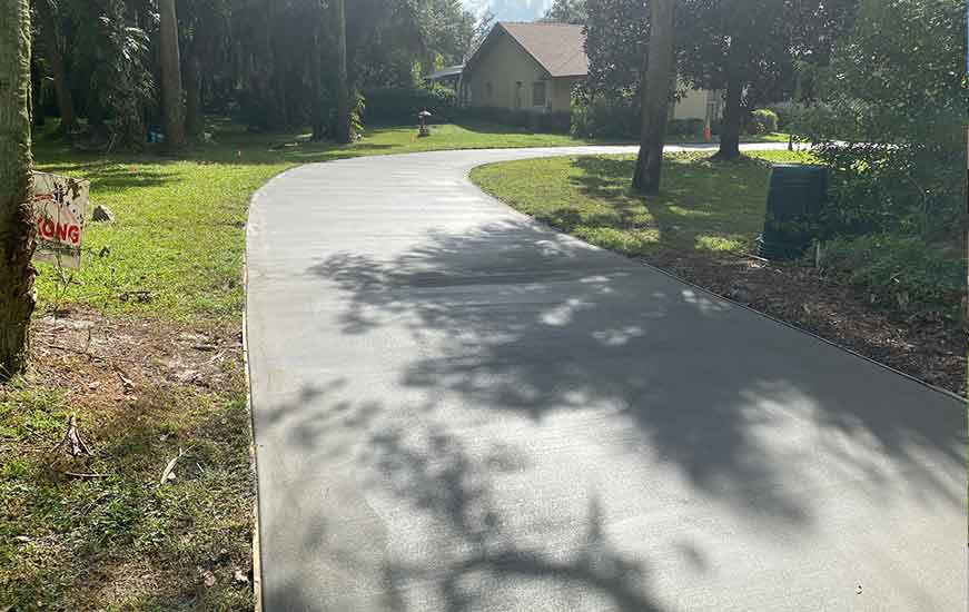 Winter Springs Concrete Driveway