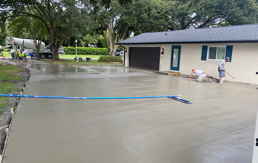 Winter Springs Driveway Replacement