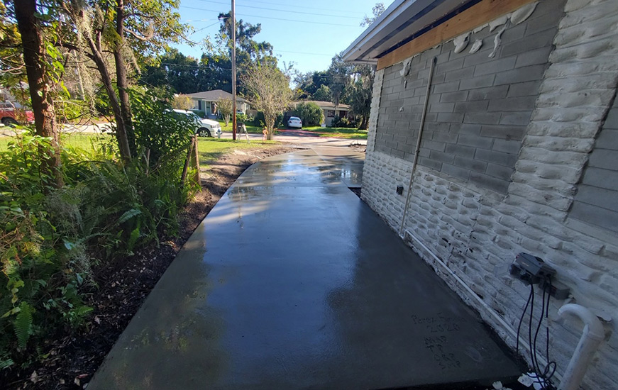 Orlando New Concrete Driveway