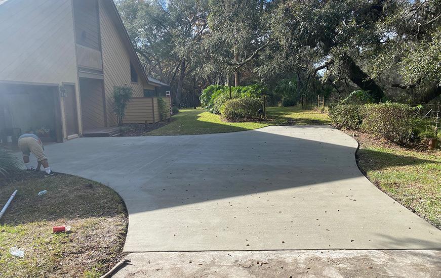 Concrete Driveway Lake Mary