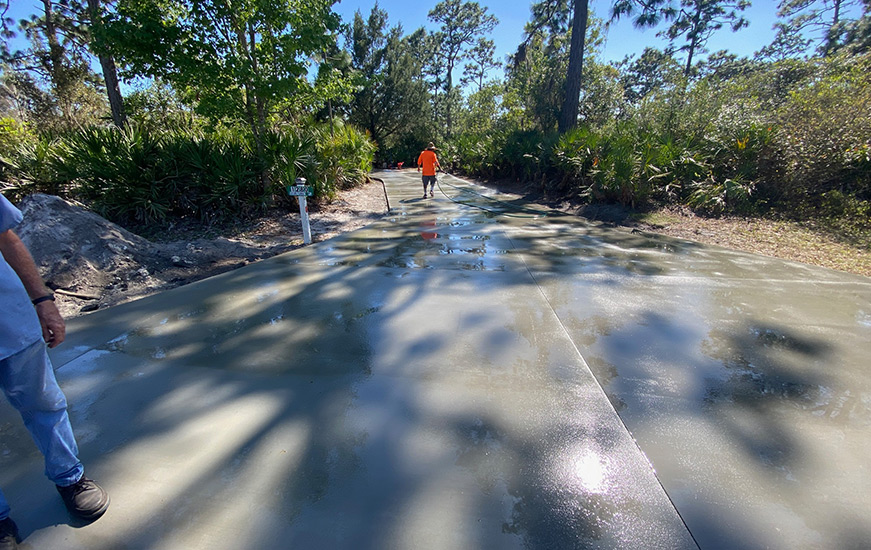 New Concrete Driveway Chuluota