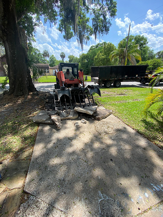 Sanford Concrete Driveway Replacement