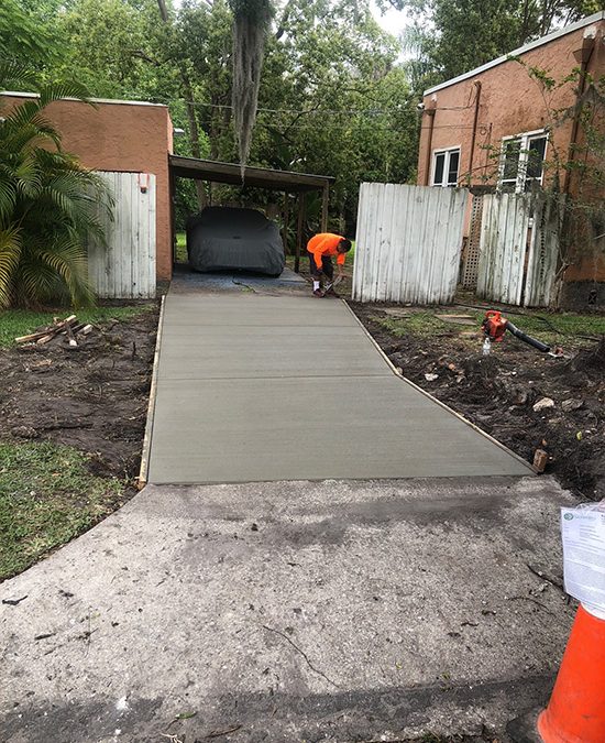 Sanford Concrete Driveway Replacement