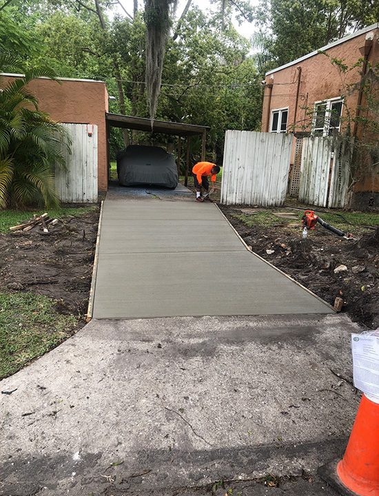 Sanford Concrete Driveway Replacement