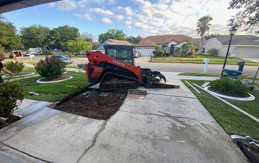 Concrete Driveway Replacement in 4 Hours