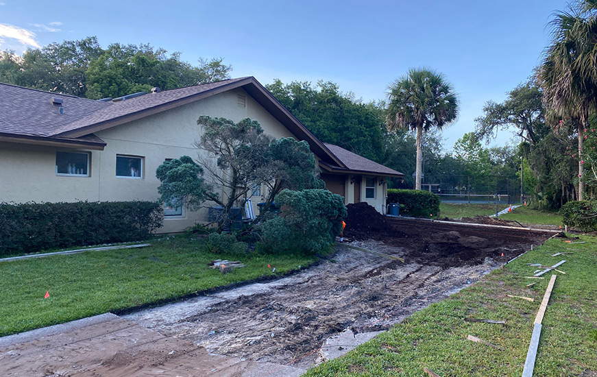 Winter Park Driveway Replacement