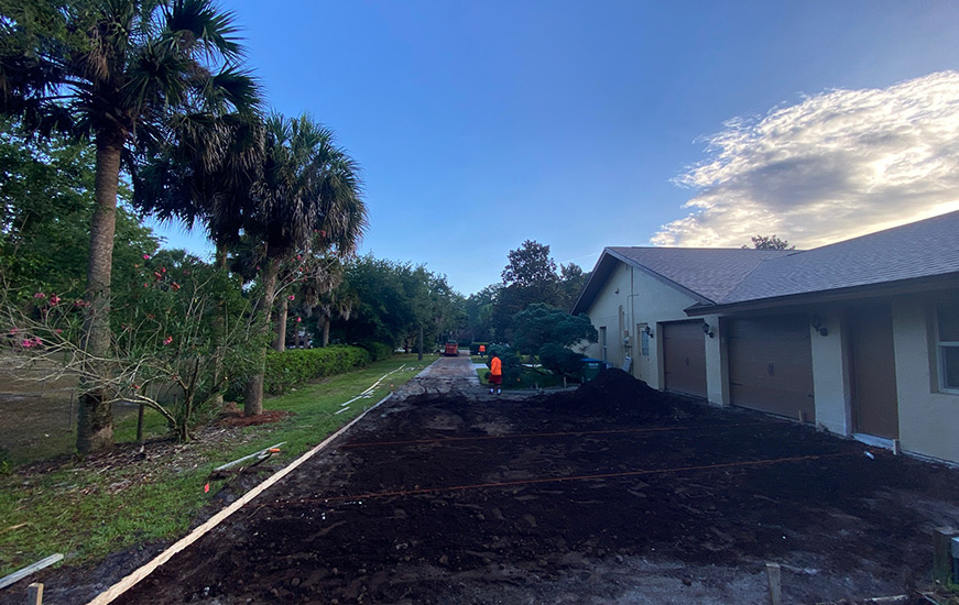 Winter Park Driveway Replacement